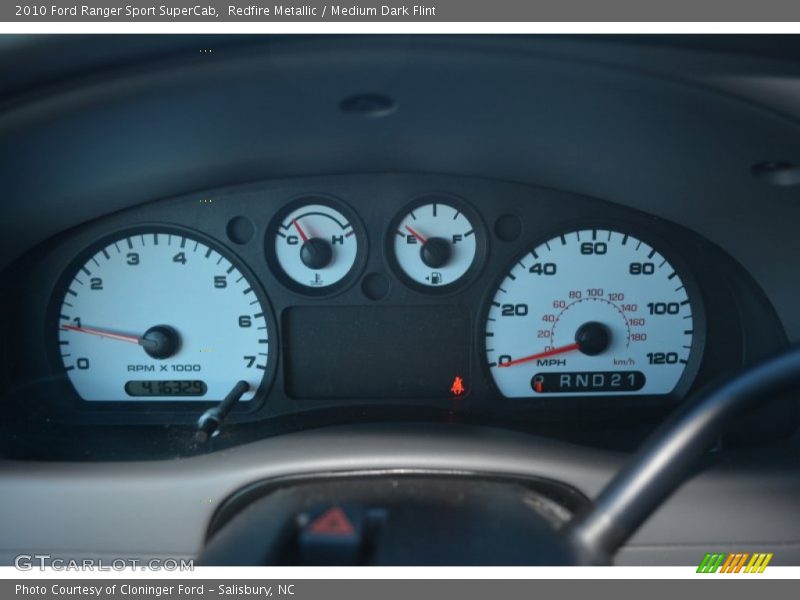 Redfire Metallic / Medium Dark Flint 2010 Ford Ranger Sport SuperCab