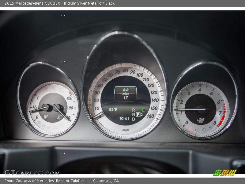 Iridium Silver Metallic / Black 2015 Mercedes-Benz GLK 350