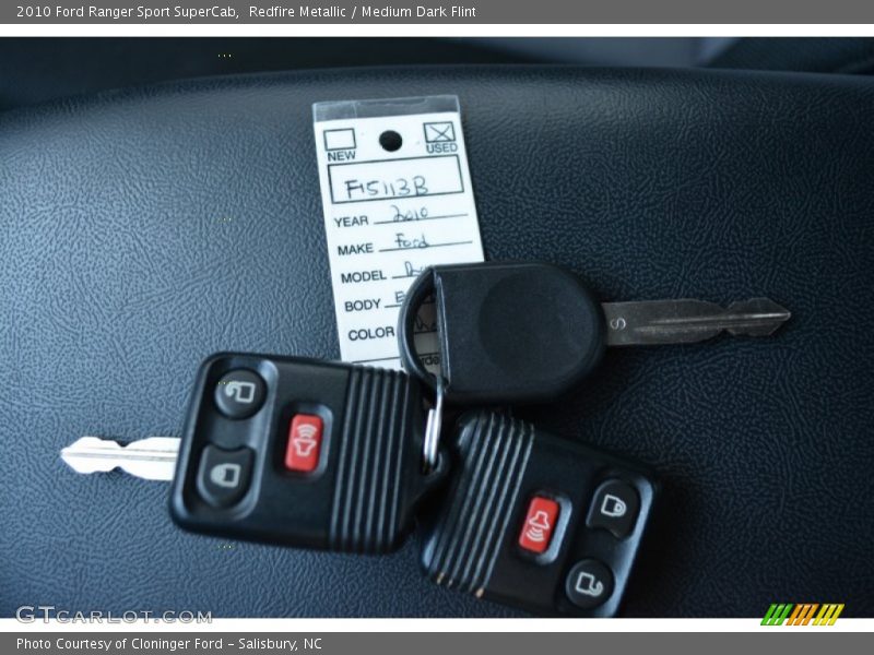 Redfire Metallic / Medium Dark Flint 2010 Ford Ranger Sport SuperCab
