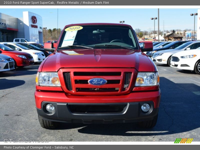 Redfire Metallic / Medium Dark Flint 2010 Ford Ranger Sport SuperCab
