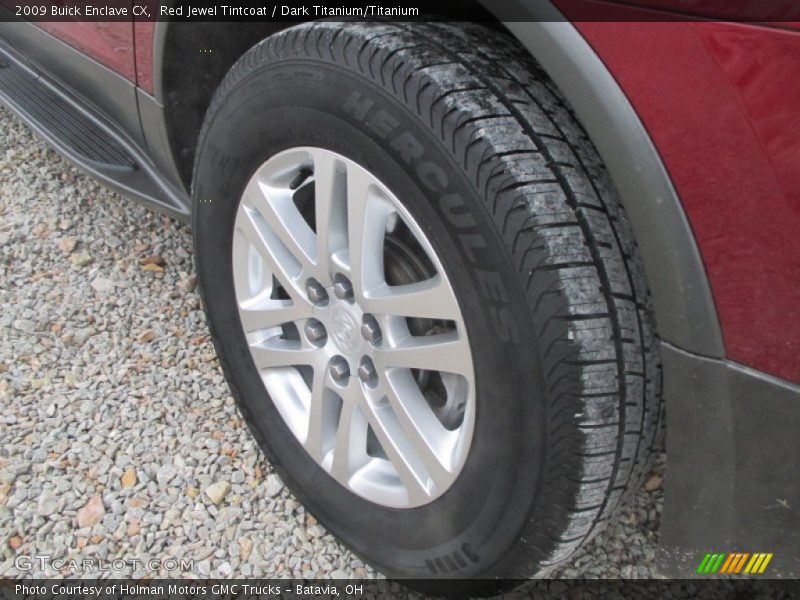 Red Jewel Tintcoat / Dark Titanium/Titanium 2009 Buick Enclave CX
