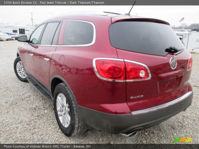 Red Jewel Tintcoat / Dark Titanium/Titanium 2009 Buick Enclave CX