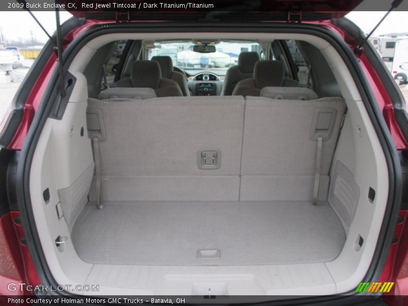Red Jewel Tintcoat / Dark Titanium/Titanium 2009 Buick Enclave CX