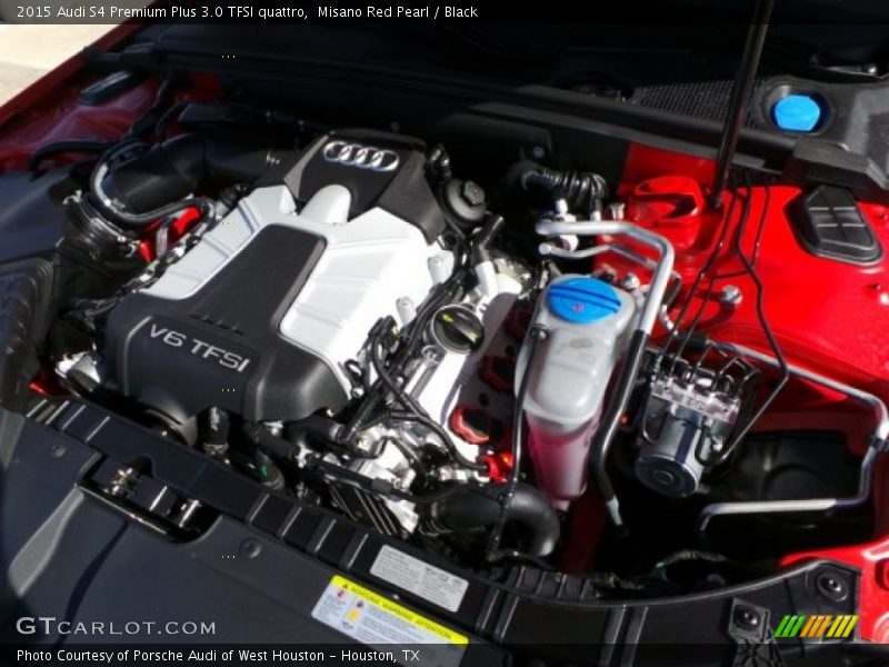 Misano Red Pearl / Black 2015 Audi S4 Premium Plus 3.0 TFSI quattro