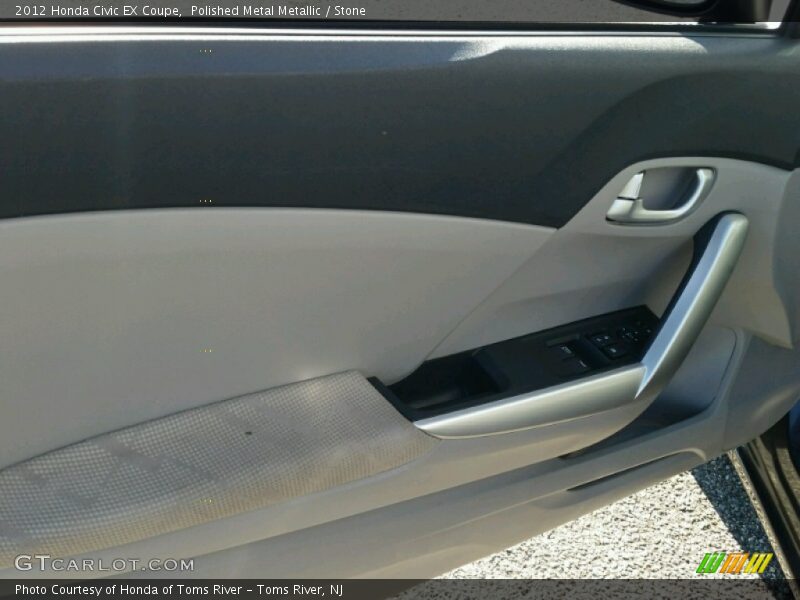 Polished Metal Metallic / Stone 2012 Honda Civic EX Coupe