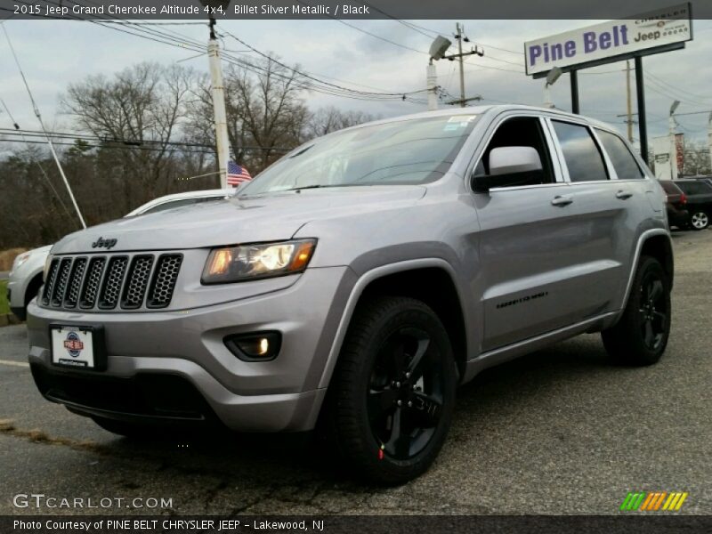 Billet Silver Metallic / Black 2015 Jeep Grand Cherokee Altitude 4x4