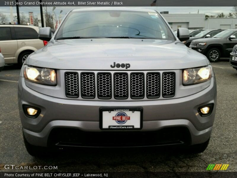 Billet Silver Metallic / Black 2015 Jeep Grand Cherokee Altitude 4x4
