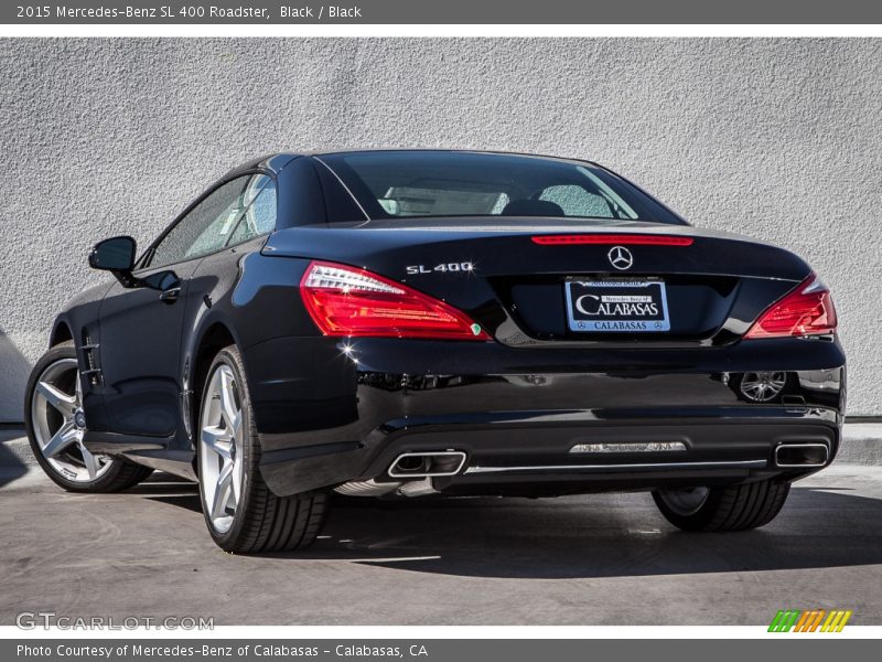 Black / Black 2015 Mercedes-Benz SL 400 Roadster