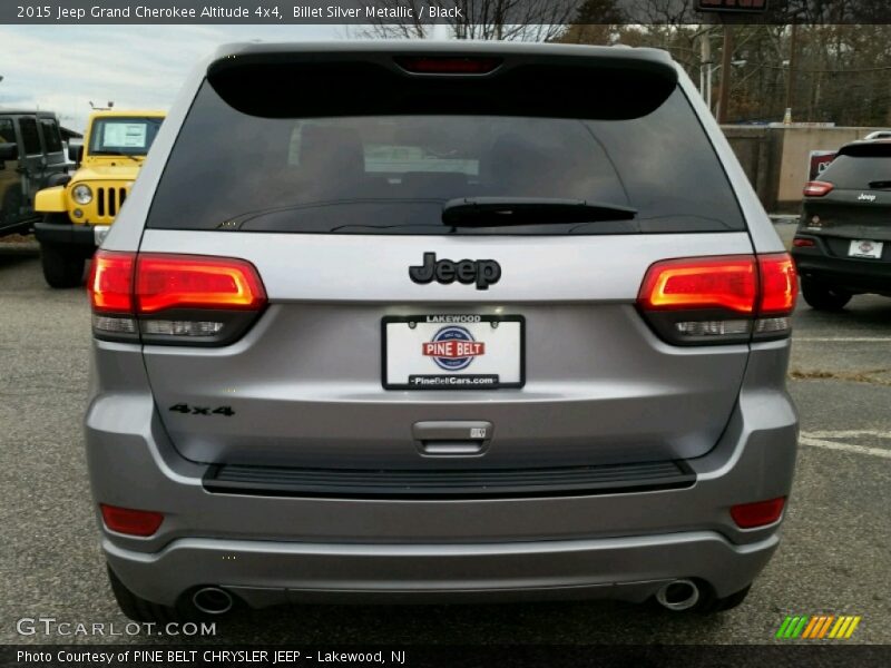 Billet Silver Metallic / Black 2015 Jeep Grand Cherokee Altitude 4x4