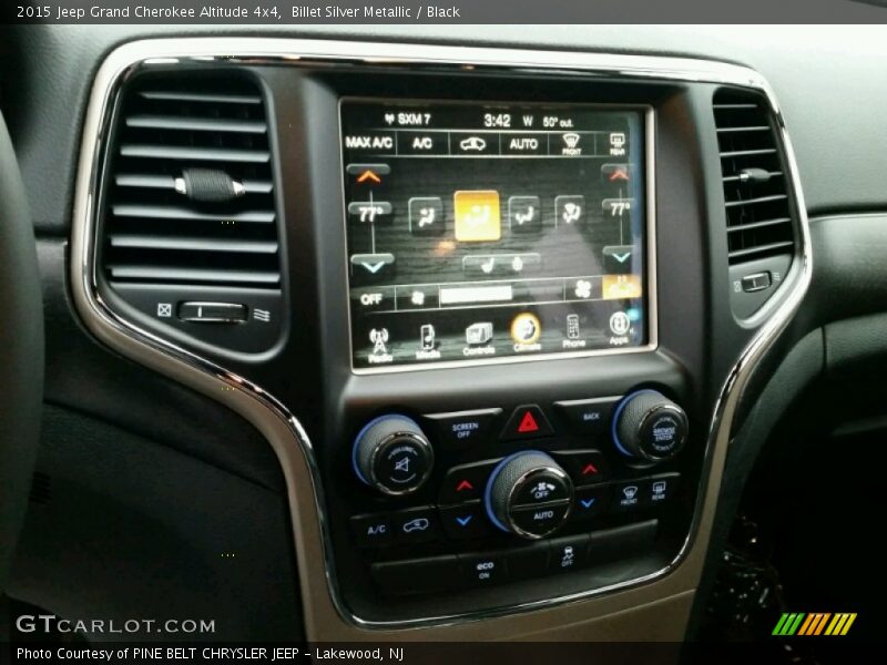 Billet Silver Metallic / Black 2015 Jeep Grand Cherokee Altitude 4x4