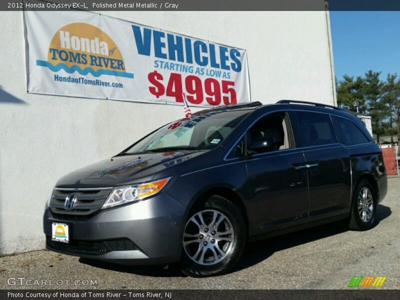 Polished Metal Metallic / Gray 2012 Honda Odyssey EX-L