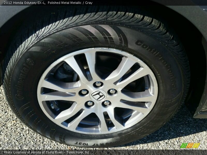 Polished Metal Metallic / Gray 2012 Honda Odyssey EX-L