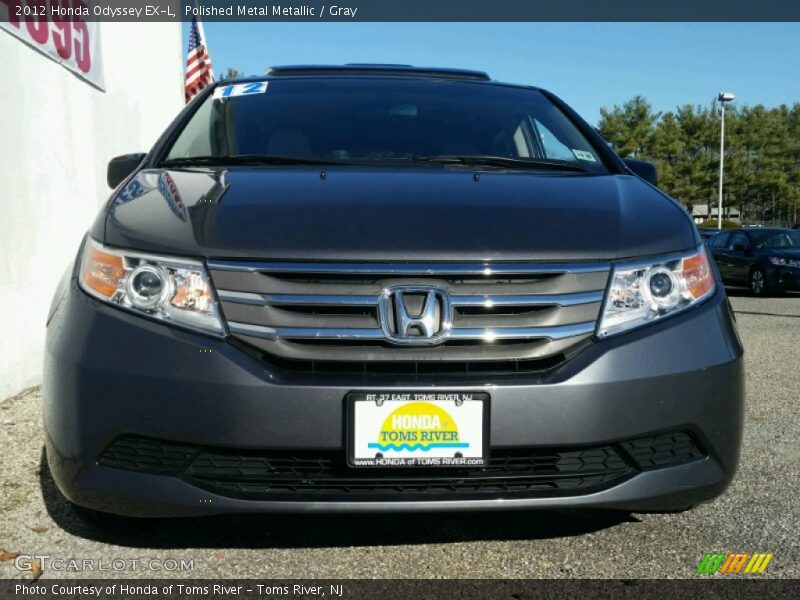 Polished Metal Metallic / Gray 2012 Honda Odyssey EX-L