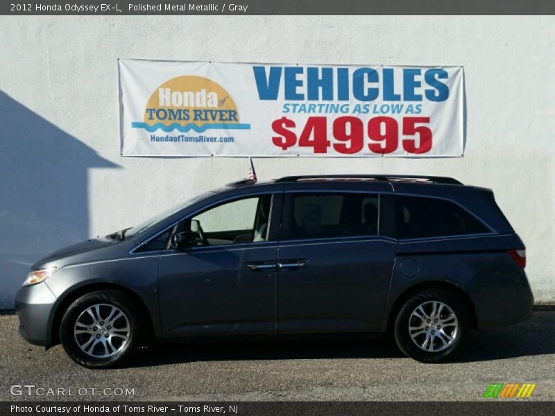 Polished Metal Metallic / Gray 2012 Honda Odyssey EX-L