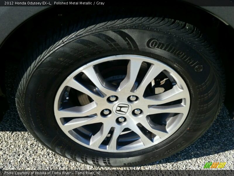 Polished Metal Metallic / Gray 2012 Honda Odyssey EX-L