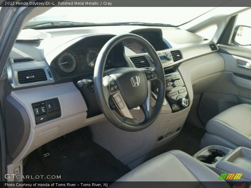 Polished Metal Metallic / Gray 2012 Honda Odyssey EX-L