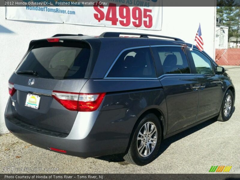 Polished Metal Metallic / Gray 2012 Honda Odyssey EX-L