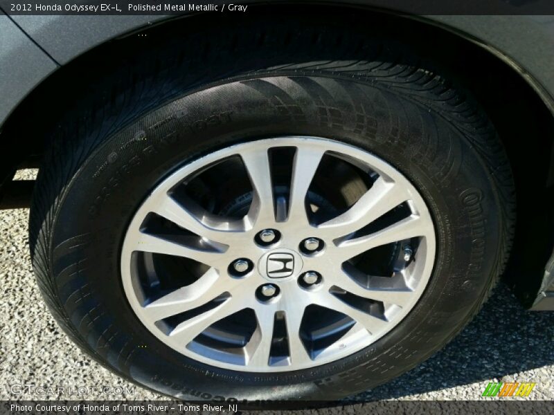 Polished Metal Metallic / Gray 2012 Honda Odyssey EX-L