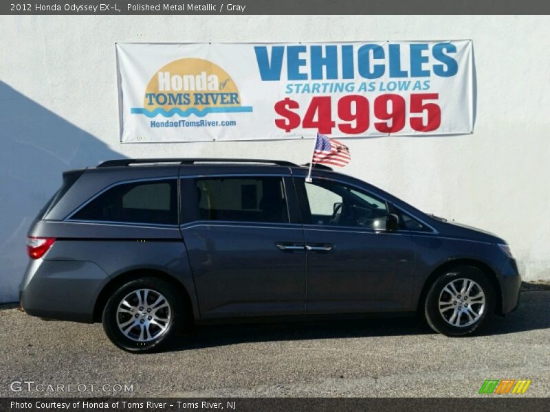 Polished Metal Metallic / Gray 2012 Honda Odyssey EX-L
