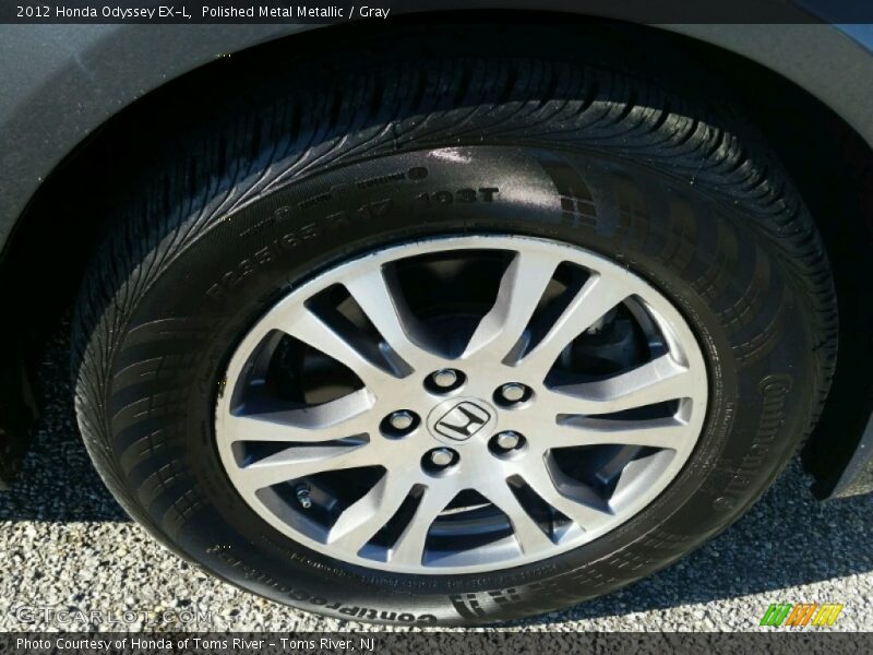 Polished Metal Metallic / Gray 2012 Honda Odyssey EX-L