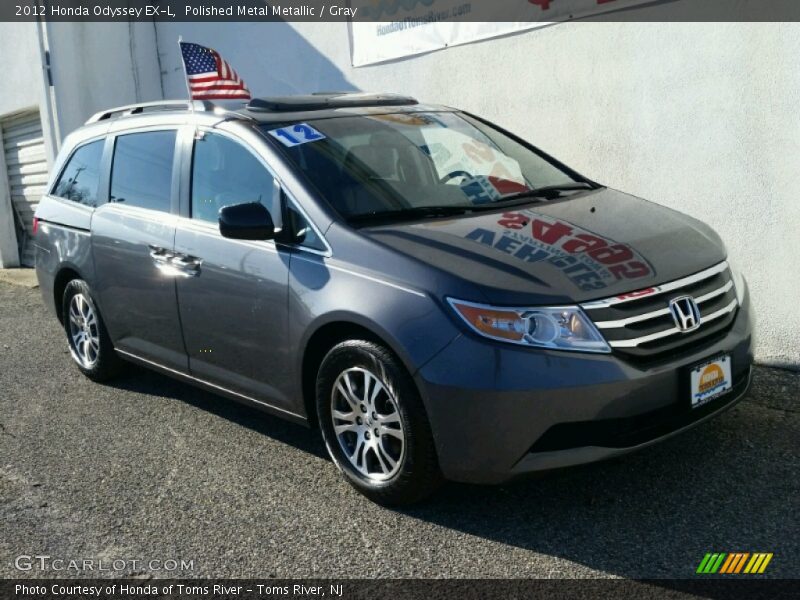 Polished Metal Metallic / Gray 2012 Honda Odyssey EX-L