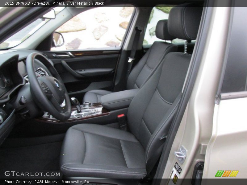 Mineral Silver Metallic / Black 2015 BMW X3 xDrive28i