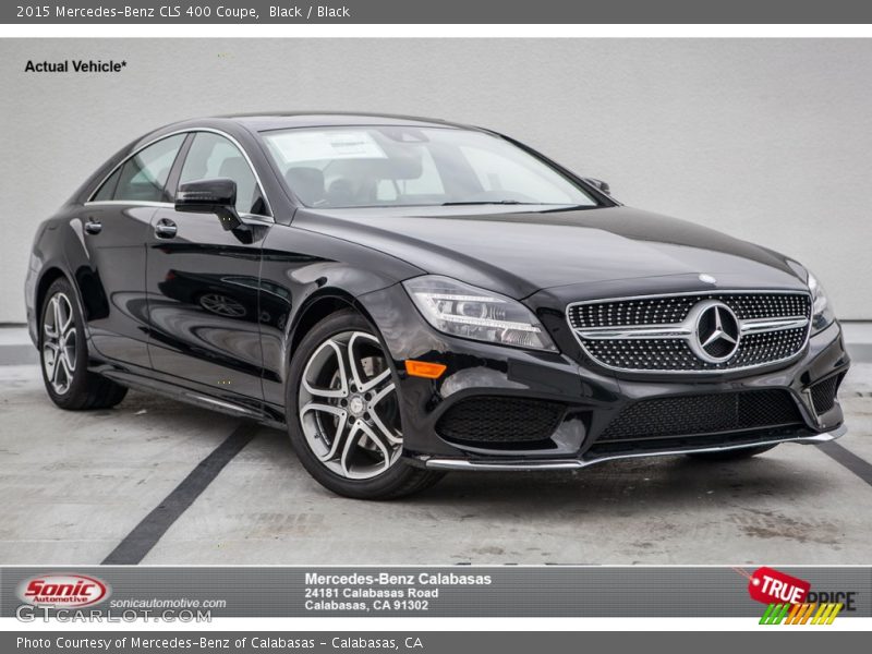 Black / Black 2015 Mercedes-Benz CLS 400 Coupe