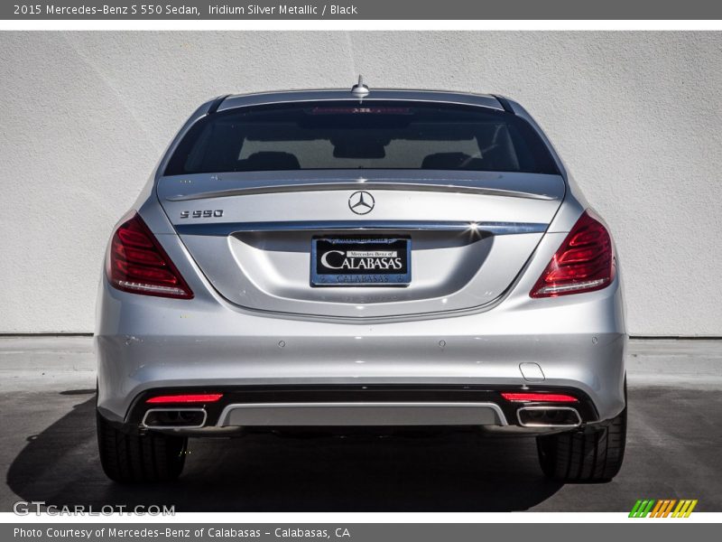 Iridium Silver Metallic / Black 2015 Mercedes-Benz S 550 Sedan