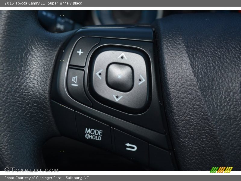 Controls of 2015 Camry LE