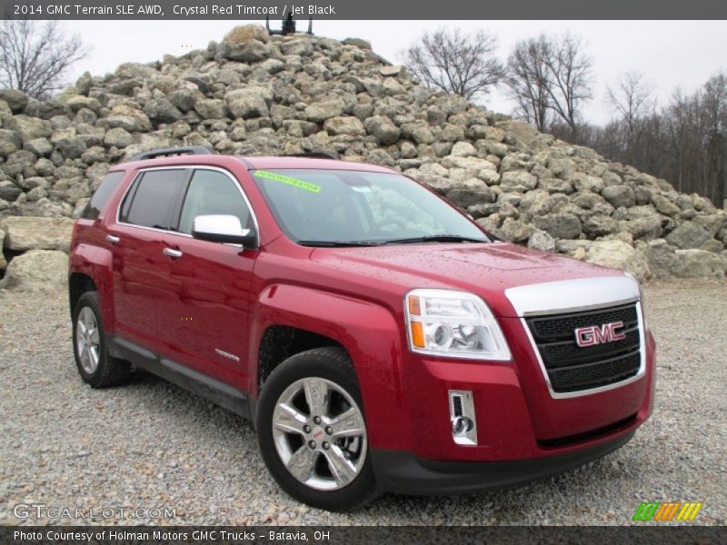 Crystal Red Tintcoat / Jet Black 2014 GMC Terrain SLE AWD