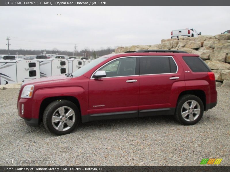 Crystal Red Tintcoat / Jet Black 2014 GMC Terrain SLE AWD