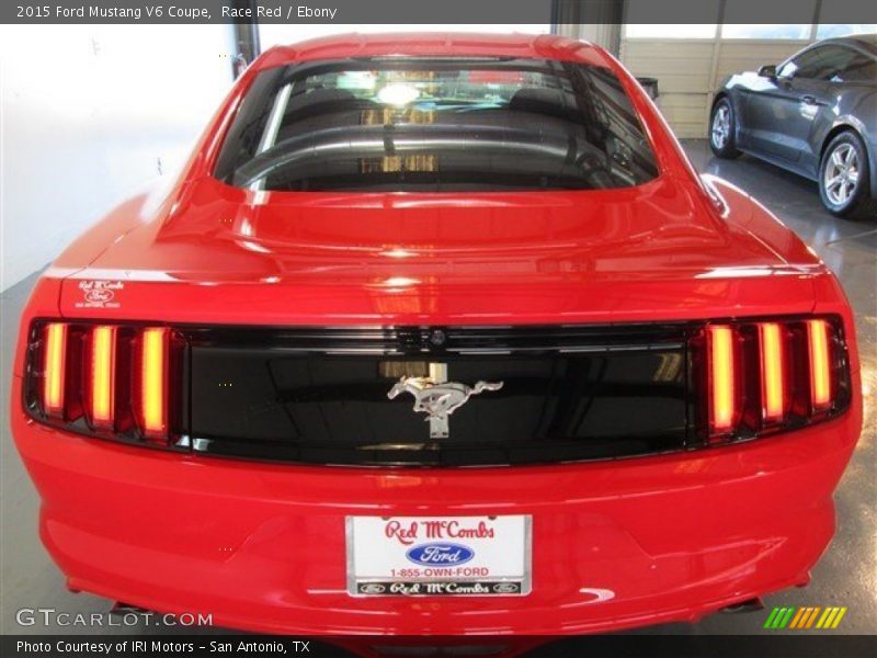 Race Red / Ebony 2015 Ford Mustang V6 Coupe