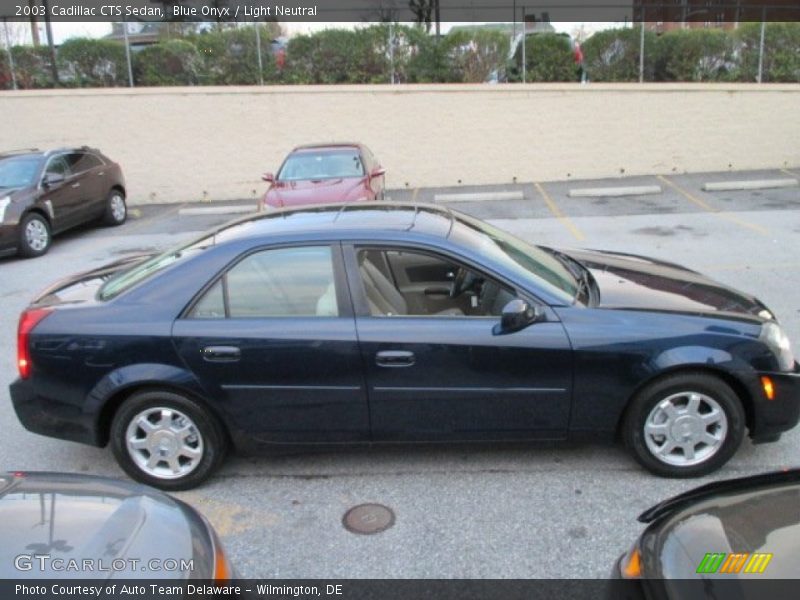 Blue Onyx / Light Neutral 2003 Cadillac CTS Sedan