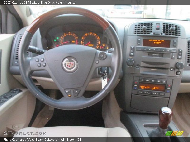 Blue Onyx / Light Neutral 2003 Cadillac CTS Sedan
