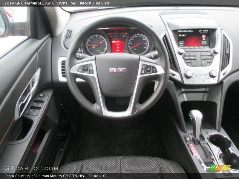 Crystal Red Tintcoat / Jet Black 2014 GMC Terrain SLE AWD