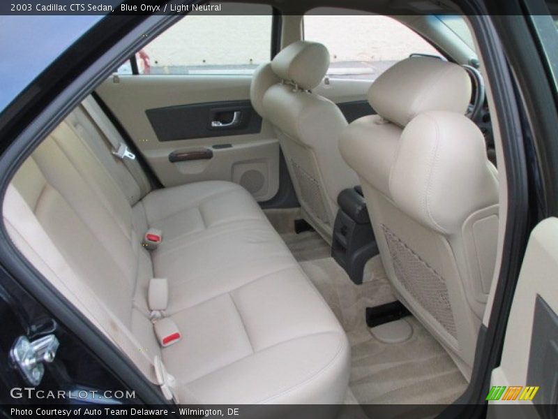 Rear Seat of 2003 CTS Sedan