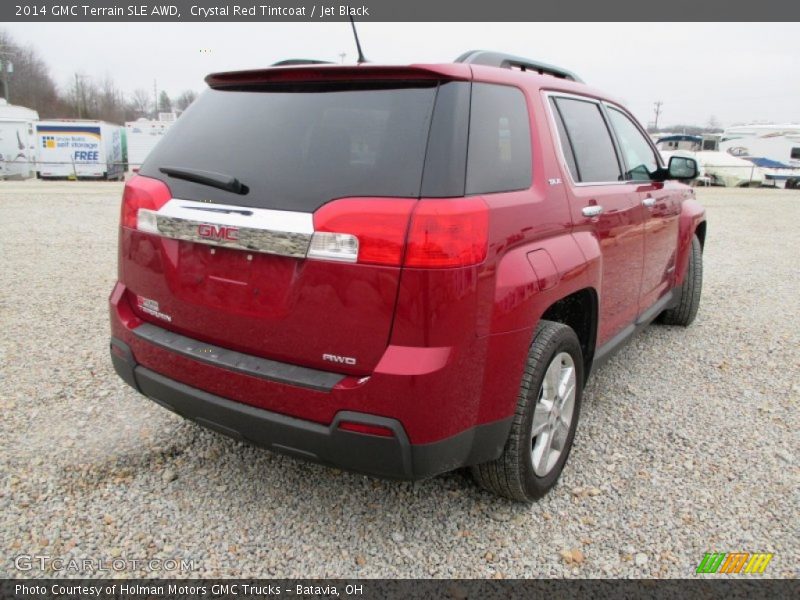 Crystal Red Tintcoat / Jet Black 2014 GMC Terrain SLE AWD