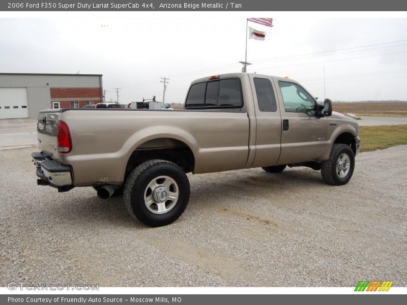 Arizona Beige Metallic / Tan 2006 Ford F350 Super Duty Lariat SuperCab 4x4