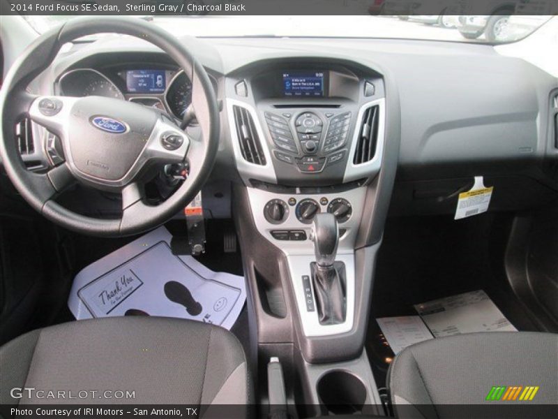 Sterling Gray / Charcoal Black 2014 Ford Focus SE Sedan