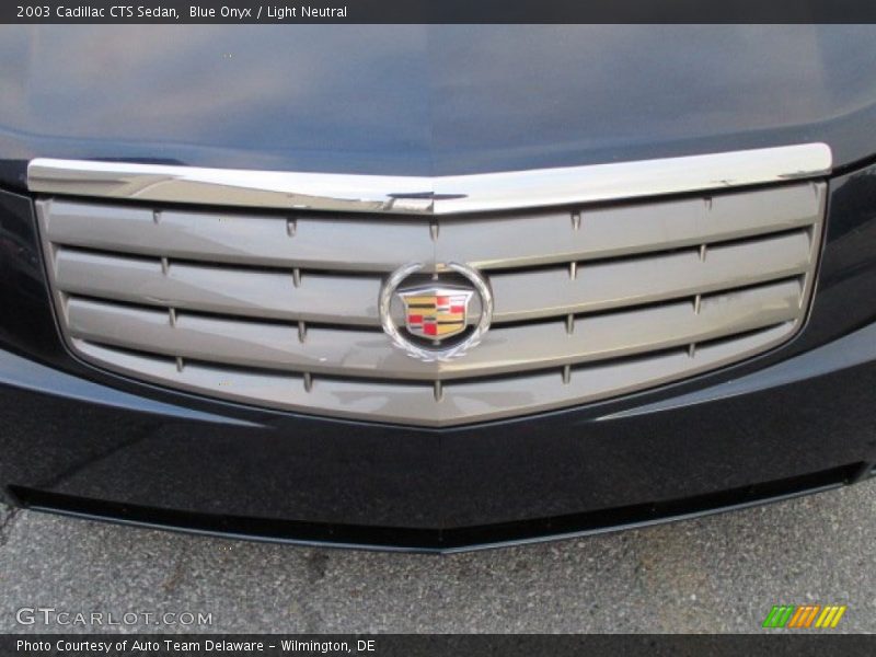 Blue Onyx / Light Neutral 2003 Cadillac CTS Sedan