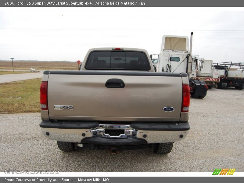 Arizona Beige Metallic / Tan 2006 Ford F350 Super Duty Lariat SuperCab 4x4