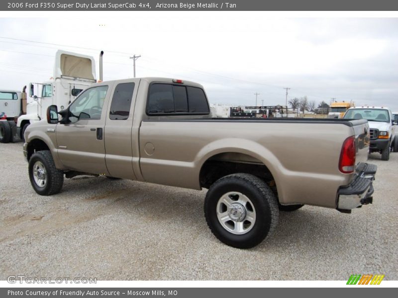 Arizona Beige Metallic / Tan 2006 Ford F350 Super Duty Lariat SuperCab 4x4