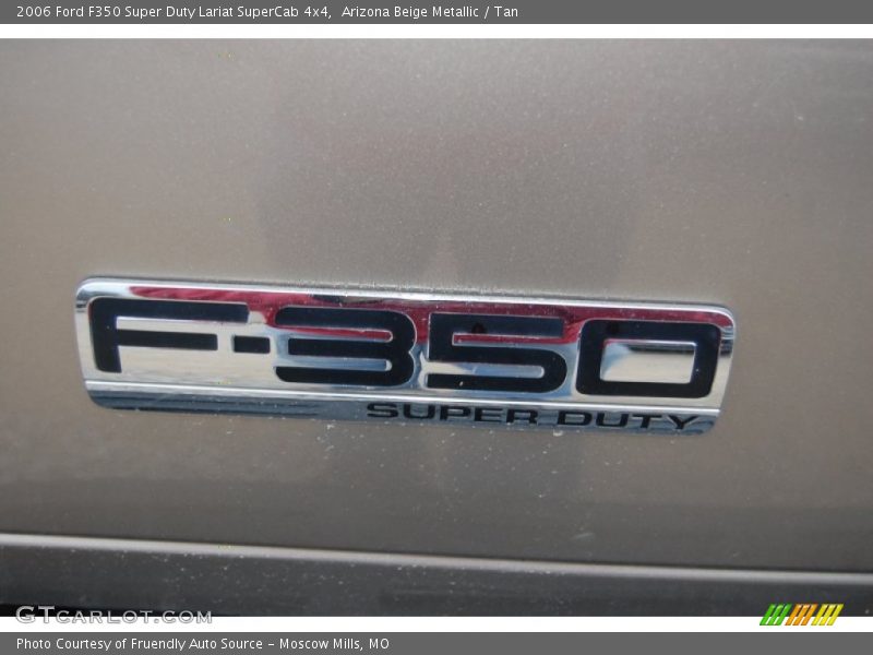 Arizona Beige Metallic / Tan 2006 Ford F350 Super Duty Lariat SuperCab 4x4