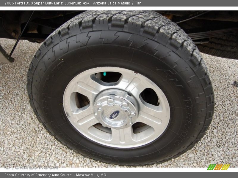 Arizona Beige Metallic / Tan 2006 Ford F350 Super Duty Lariat SuperCab 4x4