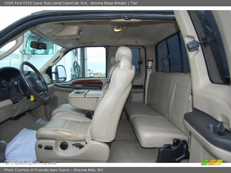 Arizona Beige Metallic / Tan 2006 Ford F350 Super Duty Lariat SuperCab 4x4