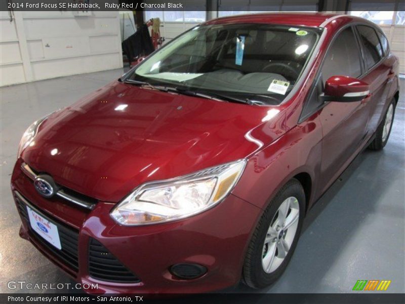 Ruby Red / Charcoal Black 2014 Ford Focus SE Hatchback