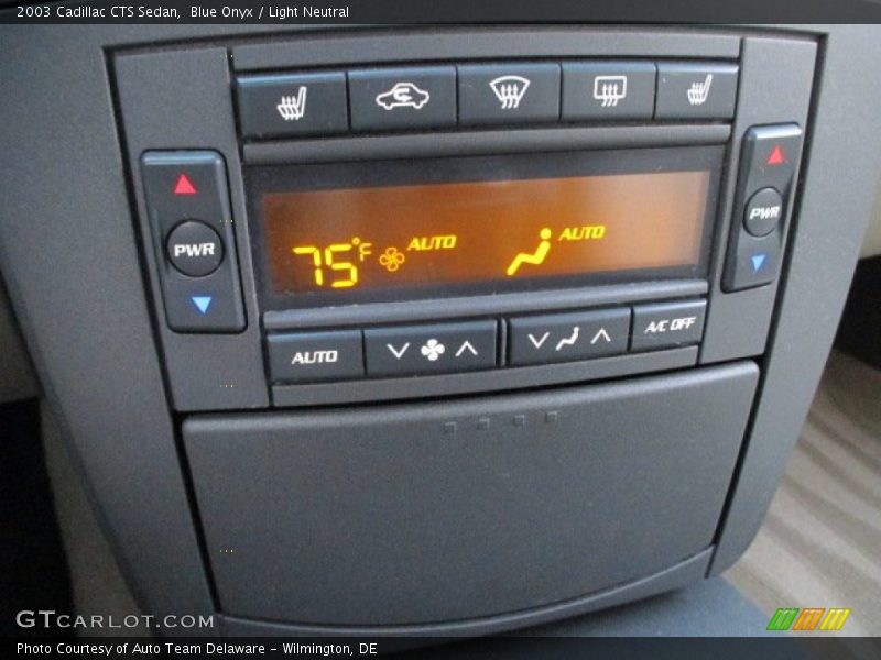 Blue Onyx / Light Neutral 2003 Cadillac CTS Sedan