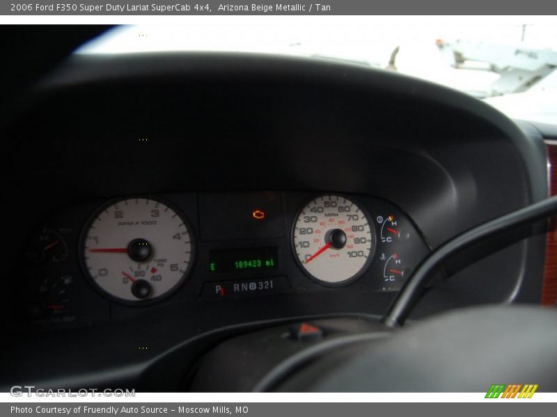 Arizona Beige Metallic / Tan 2006 Ford F350 Super Duty Lariat SuperCab 4x4