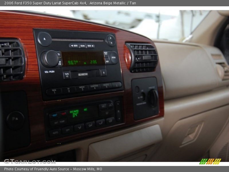 Arizona Beige Metallic / Tan 2006 Ford F350 Super Duty Lariat SuperCab 4x4