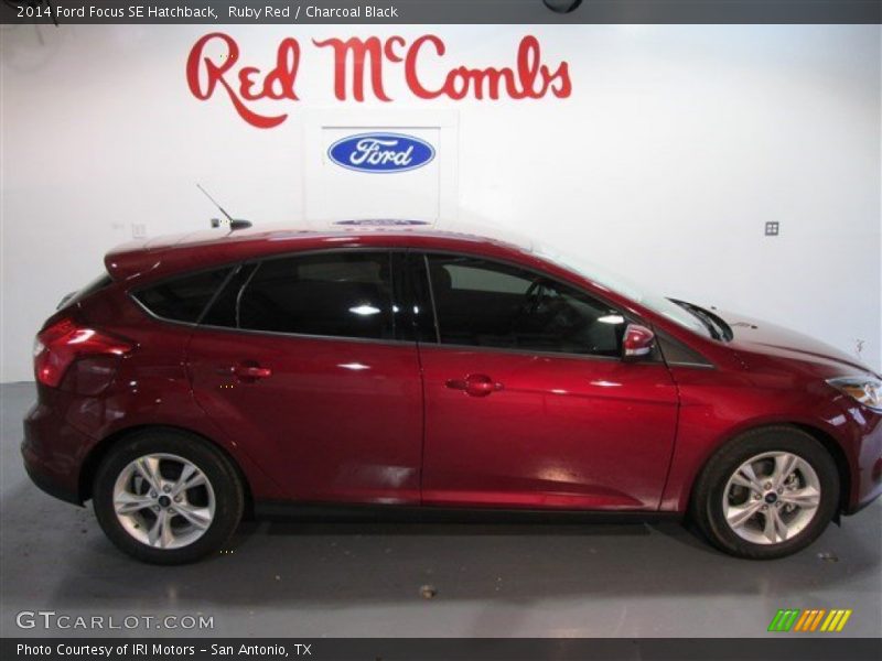 Ruby Red / Charcoal Black 2014 Ford Focus SE Hatchback